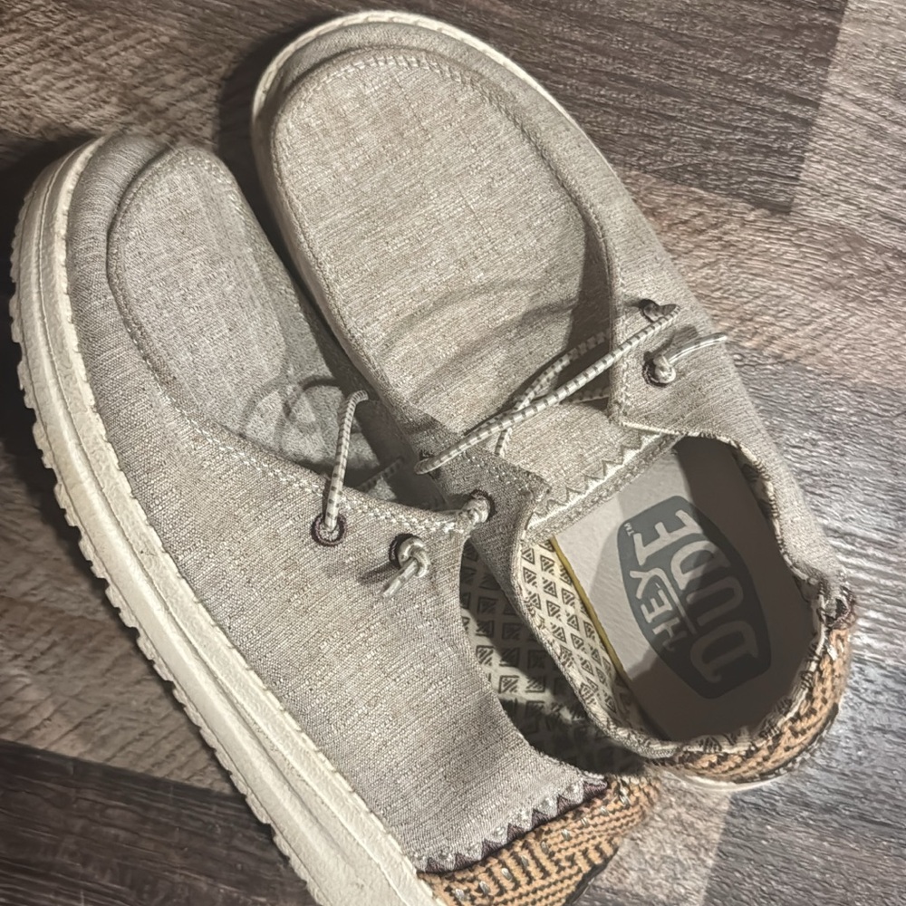 Hey Dude Men's Loafers - Beige and Brown